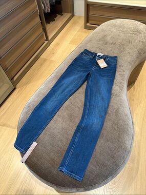 Reformation Women’s Skinny Jeans in Deep Blue Wash Neris 26 NWT